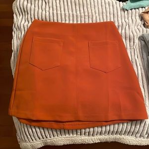 Lush Size M Burnt Orange/Rust Skirt